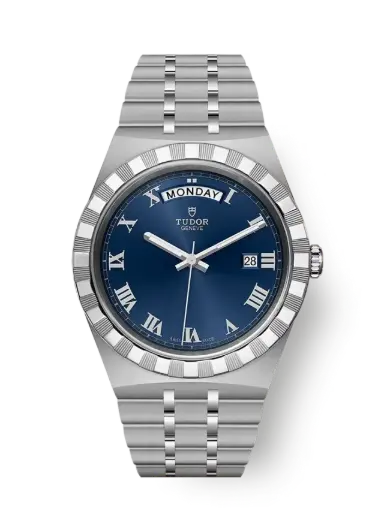 [22JL797] TUDOR ROYAL QUADRANTE BULE DIAL WATCH
