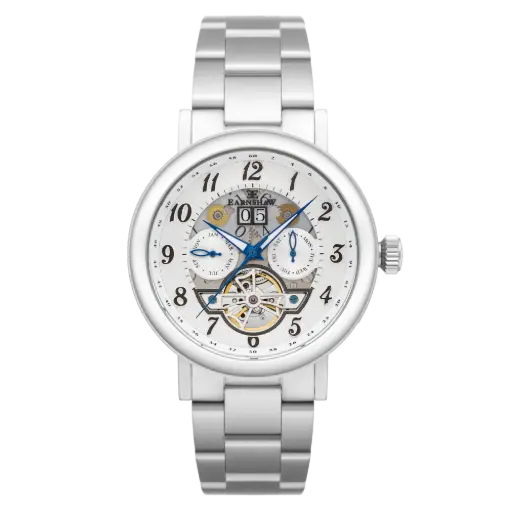 [ES-8083-11] EARNSHAW BEAUFORT OPEN HEART CALENDAR WATCH  