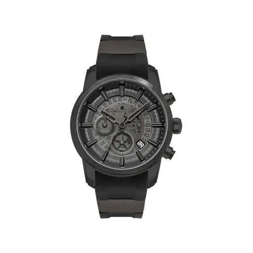 [C CRWA30201] Cerruti 1881 Tesero Men's Black Analog Watch