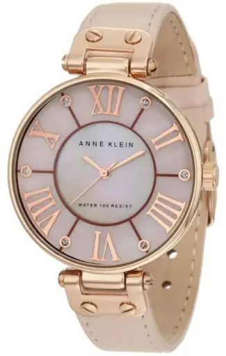 [10-9918RGLP] Anne Klein Leather Ladies Watch 10-9918RGLP