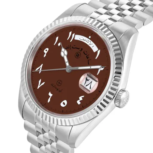 [EXT-010] WEST END  THE CLASSICS AUTOMATICWHITE ARABIC NUMERALS WATCH 