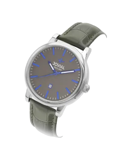 [2008G] JOVIAL LEATHER MEN'S WATCH