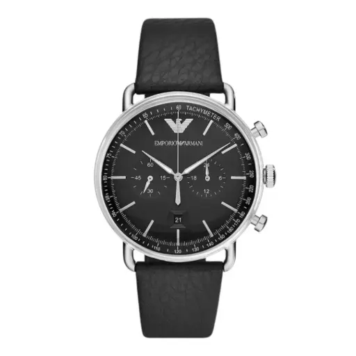 [AR11143] Emporio Armani Leather Mens Watch AR11143