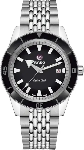 [R32505153] Rado Captain Cook Automatic Black Dial Men's Watch