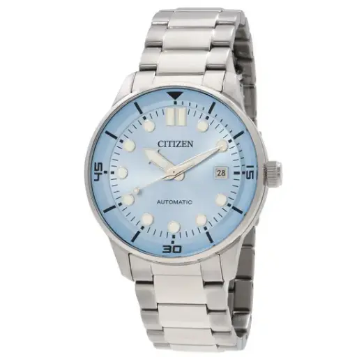 [NJ0191-83L] Citizen Automatic Light Blue Dial Men's Watch