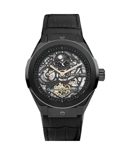 [CIWGE2207203] CERRUTI RAZZUOLO RUSCELLO AUTOMATIC BLACK WATCH