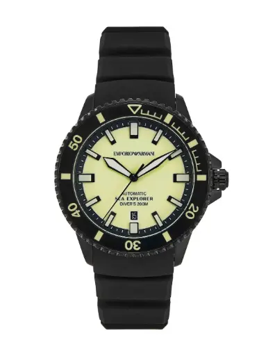 [AR60085] Emporio Armani Sea Explorer Automatic Silicone Man's Watch