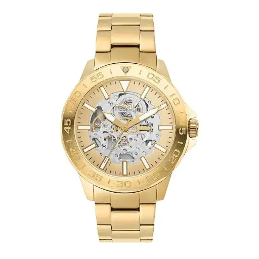 [BQ2680] Fossil Bannon Gold Automatic Stainless Steel Watch